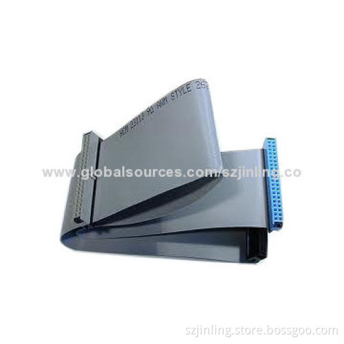 1.0mm UL2651 Flat Cable, 64P, 28AWG, Length According Customers' Request